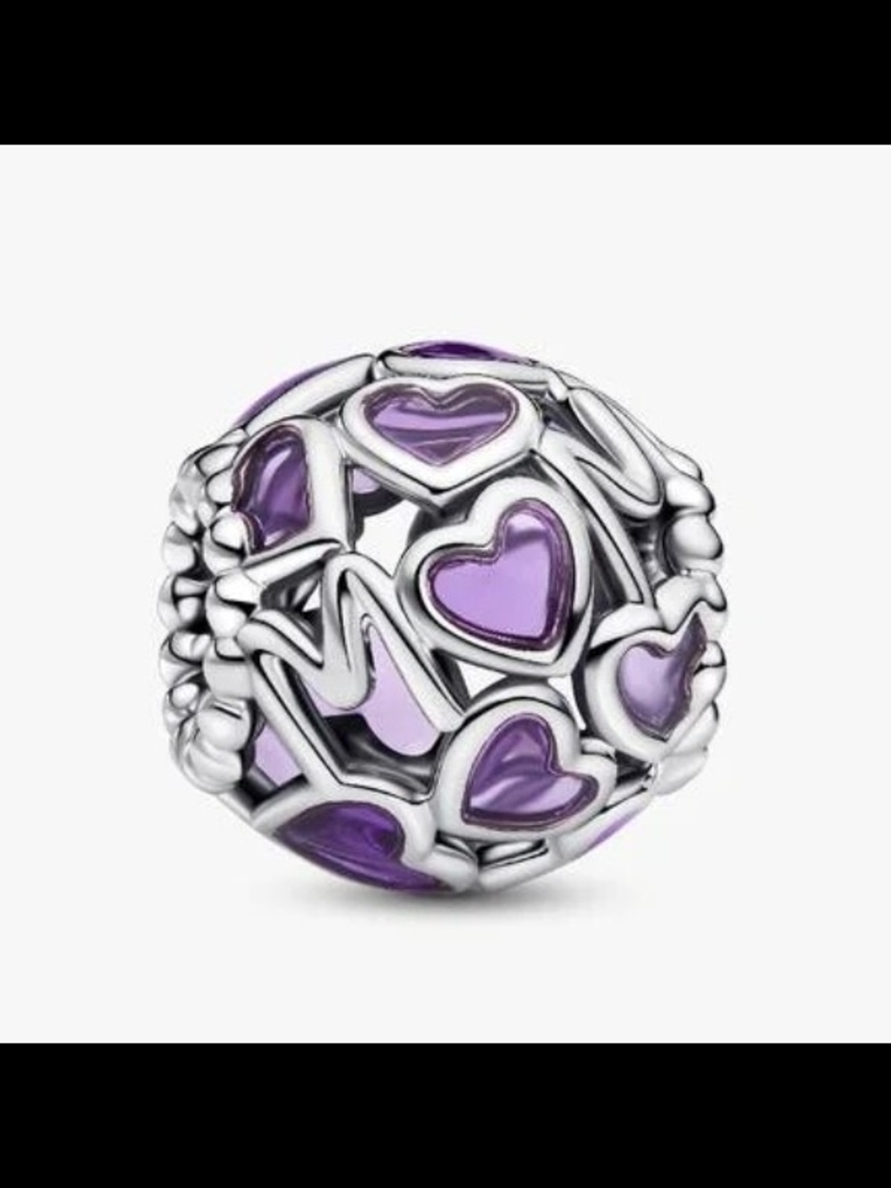 Authentic NEW Pandora Openwork Hearts Mom Charm